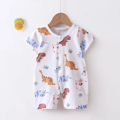Pyjama Bébé “Brise d’Éveil” – Robe en Coton Été, Légère et Confortable
