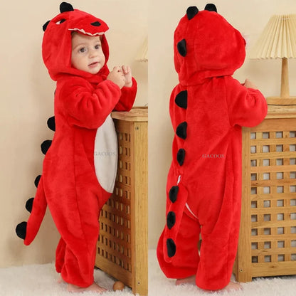 Pyjama pilou pilou Polaire Enfant Hiver – Licorne, Loup, Dino & Animaux, Combinaison Chaude