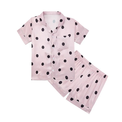 Pyjama Enfant Été “Libre” – Ensemble Mixte en Coton Léger, Manches Courtes & Short