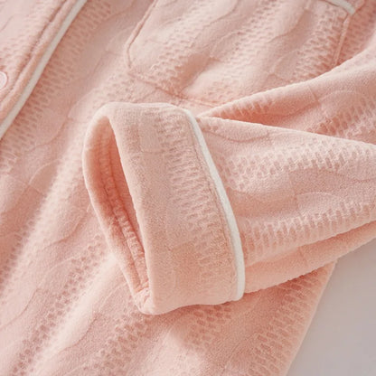 Pyjama “Hiver Essentiel” – Ensemble en Coton Chaud et Respirant