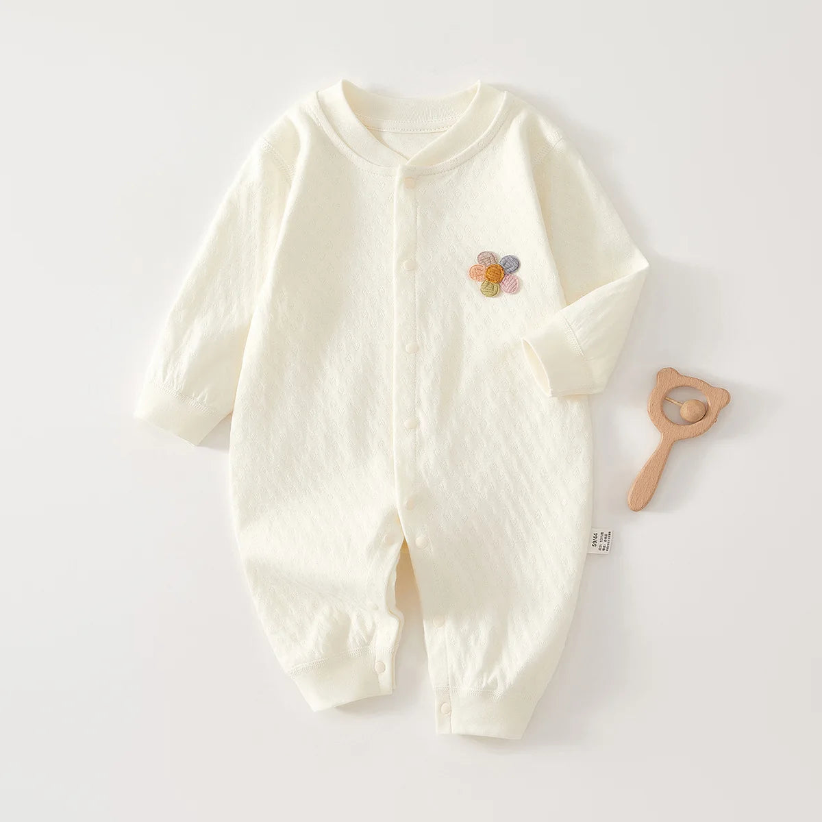 Pyjama Bébé Léger Coton "Little Nevia" – Grenouillère Été Respirante 0-24 Mois