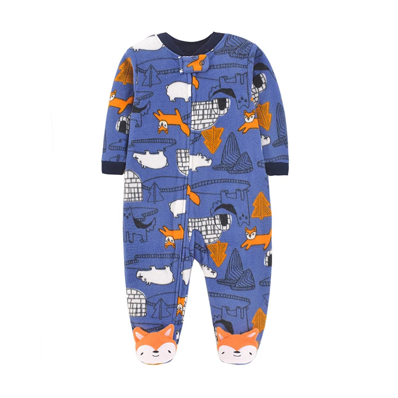 Pyjama Bébé “Forêt Douce” – Combinaison Coton Doux, Respirante et Confort Nuit & Jour