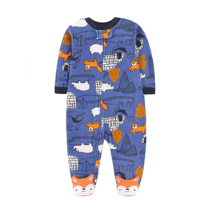 Pyjama Bébé “Forêt Douce” – Combinaison Coton Doux, Respirante et Confort Nuit & Jour