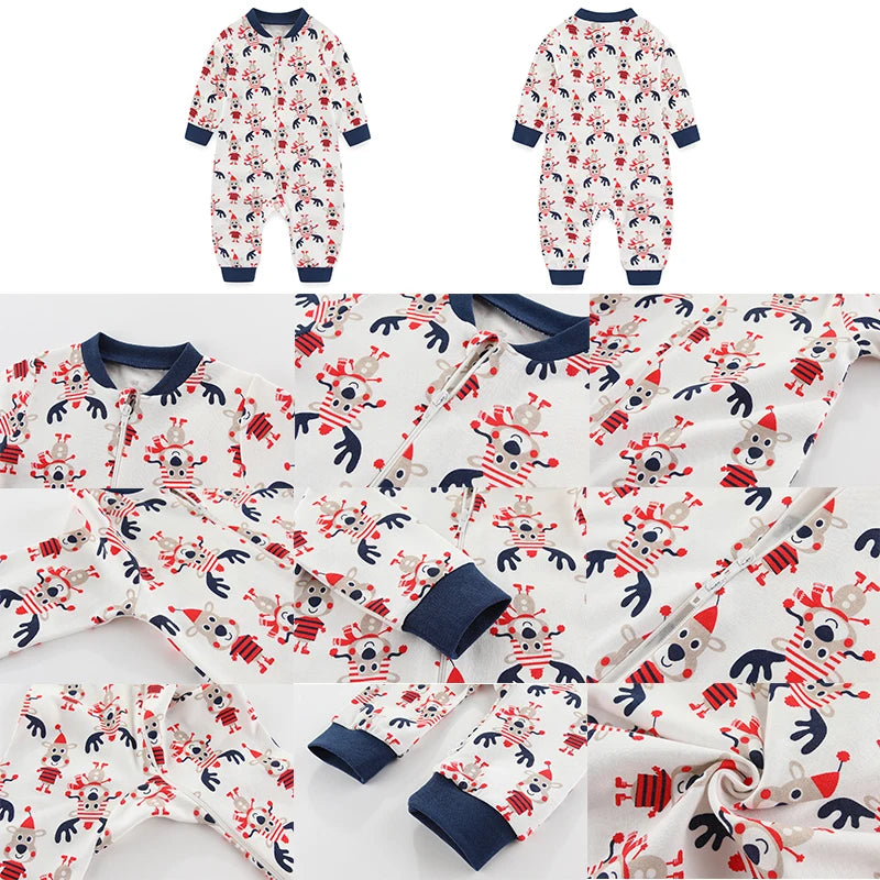 Pyjama Bébé “Zippé” – Combinaison en Coton avec Fermeture Éclair