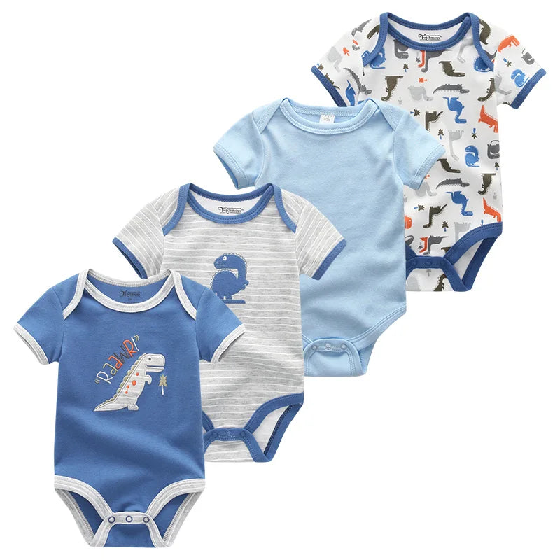 Pyjama Bébé “Pack Brisé” – Lot de 3 ou 4 Pyjamas en Coton Doux