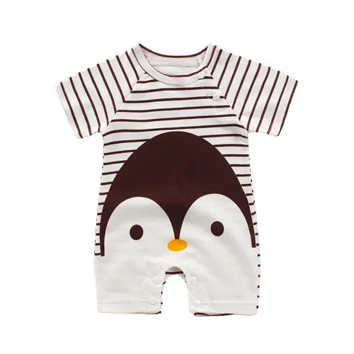 Pyjama Bébé Été “Clé du Ciel” – Barboteuse en Coton Doux 0-18 Mois
