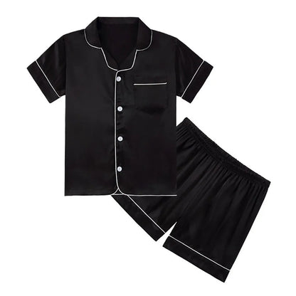 Pyjama Enfant Été “Libre” – Ensemble Mixte en Coton Léger, Manches Courtes & Short