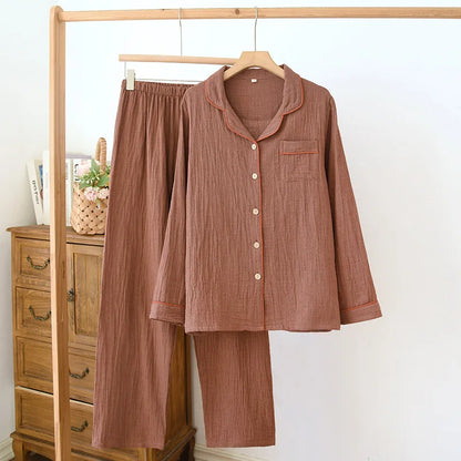Pyjama Femme “Cocoon L’Essentiel Nuit” – Ensemble 2 Pièces en Coton Doux