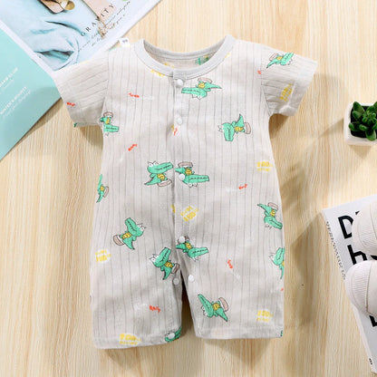 Pyjama Bébé “Brise d’Éveil” – Robe en Coton Été, Légère et Confortable