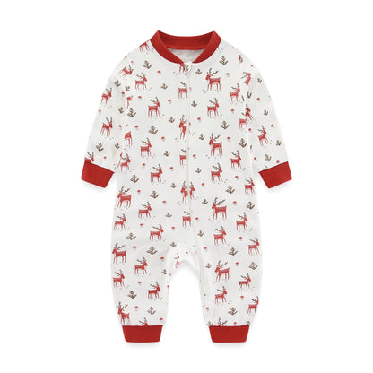 Pyjama Bébé “Zippé” – Combinaison en Coton avec Fermeture Éclair