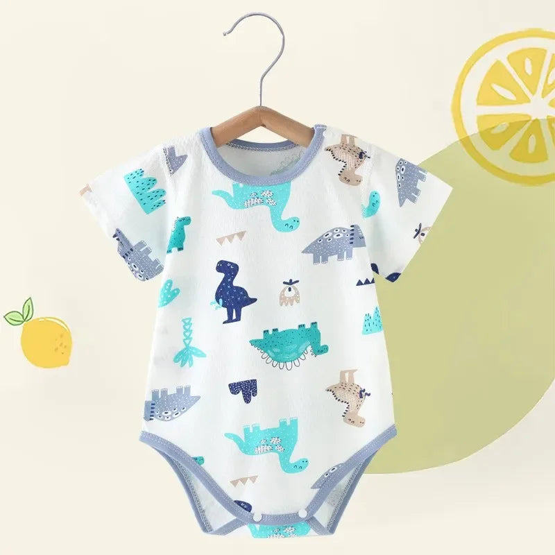 Pyjama Bébé Été “Clair de Fraîcheur” – Barboteuse en Coton Respirant