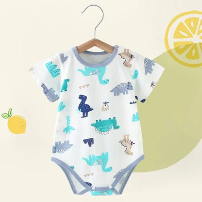 Pyjama Bébé Été “Clair de Fraîcheur” – Barboteuse en Coton Respirant