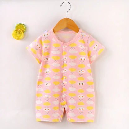 Pyjama Bébé “Brise d’Éveil” – Robe en Coton Été, Légère et Confortable