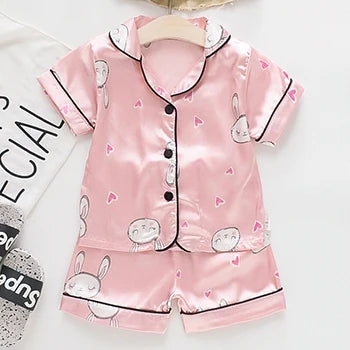 Pyjama Bébé « Satin des Petits Rêves » – Été Mixte