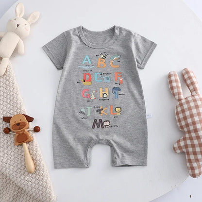 Pyjama Bébé Été “Clé du Ciel” – Barboteuse en Coton Doux 0-18 Mois