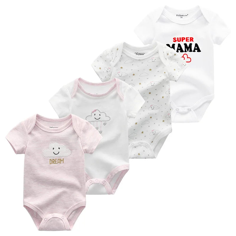 Pyjama Bébé “Pack Brisé” – Lot de 3 ou 4 Pyjamas en Coton Doux