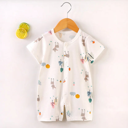 Pyjama Bébé “Brise d’Éveil” – Robe en Coton Été, Légère et Confortable