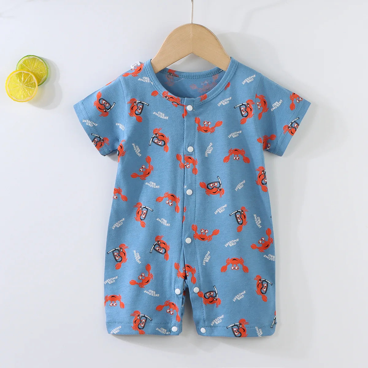 Pyjama Bébé “Brise d’Éveil” – Robe en Coton Été, Légère et Confortable