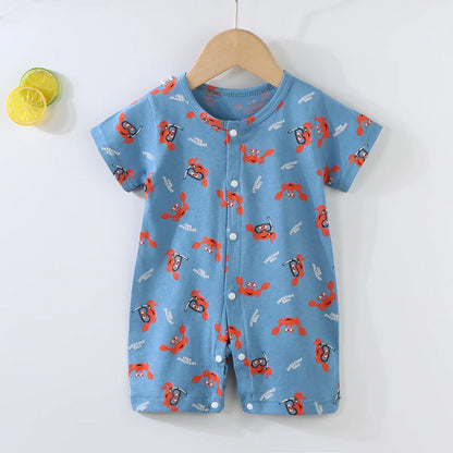 Pyjama Bébé “Brise d’Éveil” – Robe en Coton Été, Légère et Confortable