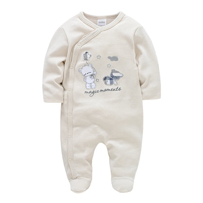 Pyjama Bébé “Rêve de Coton” – Lot de 3 Pyjamas 100% Coton Intelligent