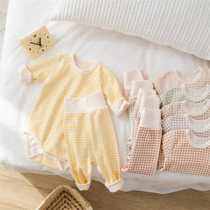 Pyjama Bébé en Coton Peigné – Grenouillère Unisexe Automne Hiver 0-24 mois