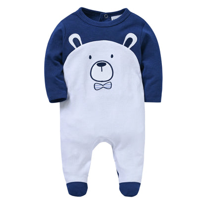 Pyjama Bébé “Rêve de Coton” – Lot de 3 Pyjamas 100% Coton Intelligent