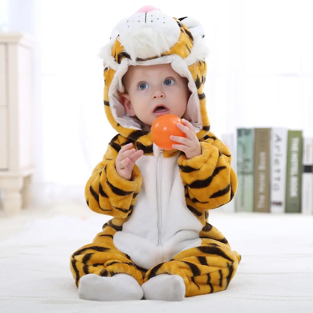 Pyjama pilou pilou Polaire Enfant Hiver – Licorne, Loup, Dino & Animaux, Combinaison Chaude