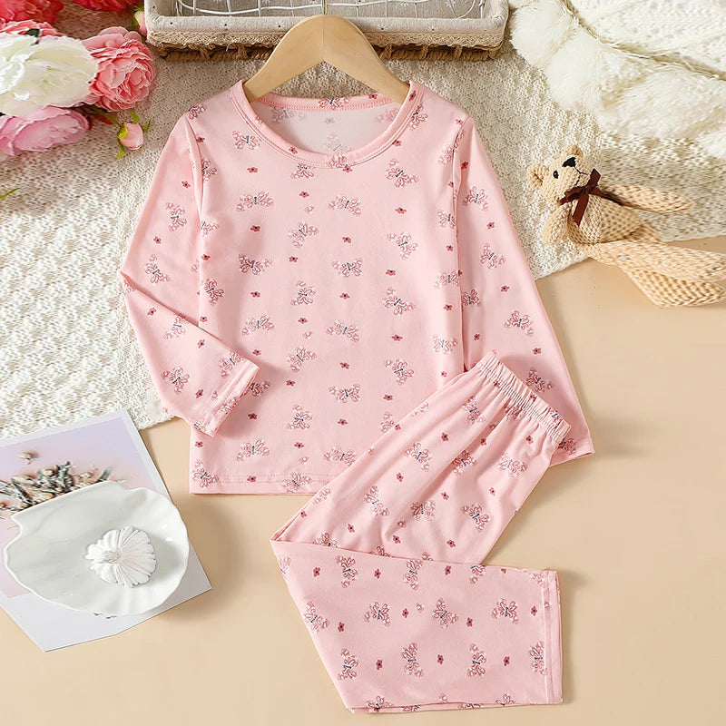 Pyjama Enfant Été “Cocon Instinctif” – Ensemble 2 Pièces en Coton Léger à Motifs Animaux, Manches Courtes