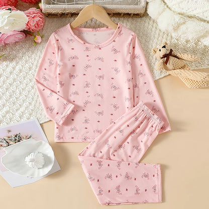 Pyjama Enfant Été “Cocon Instinctif” – Ensemble 2 Pièces en Coton Léger à Motifs Animaux, Manches Courtes