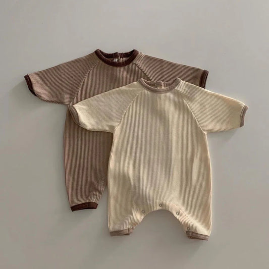 Pyjama Bébé Barbotteuse en Maille Douce – Combinaison Respirante Demi-Saison