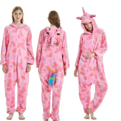 Pyjama pilou pilou Femme "Kigurumi Animal" – Douceur Fantaisie Hiver