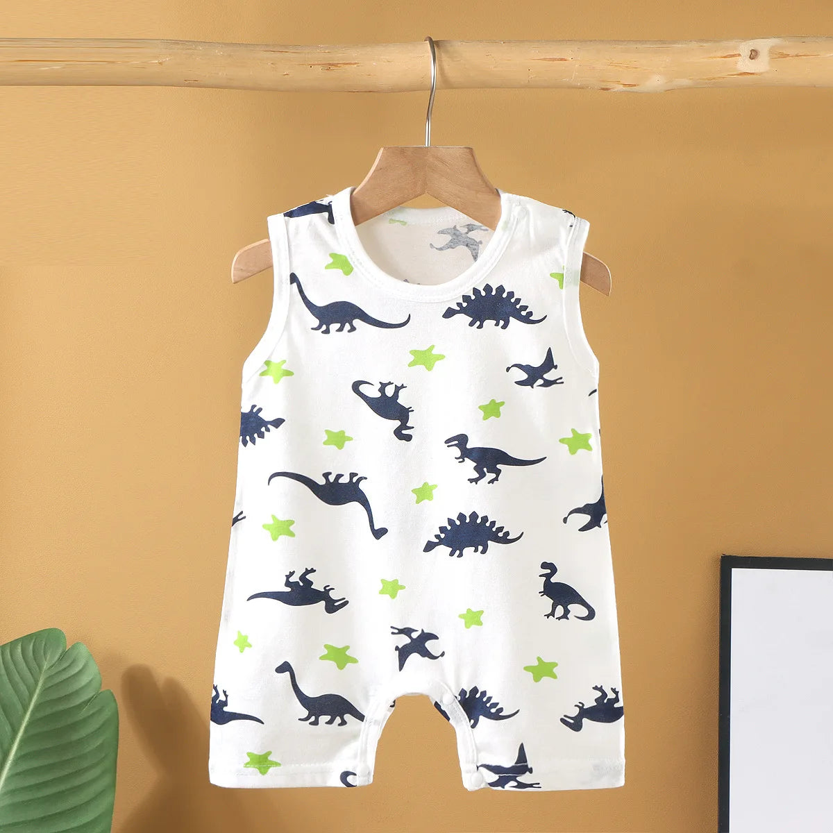 Pyjama Bébé “Souffle d’Été” – Combinaison Légère en Coton