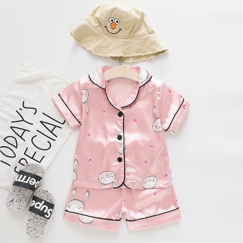 Pyjama Bébé « Satin des Petits Rêves » – Été Mixte
