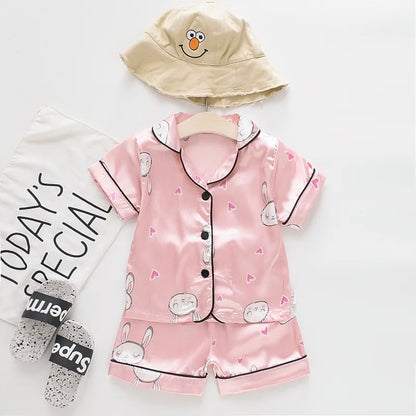 Pyjama Bébé « Satin des Petits Rêves » – Été Mixte