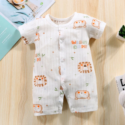 Pyjama Bébé “Brise d’Éveil” – Robe en Coton Été, Légère et Confortable