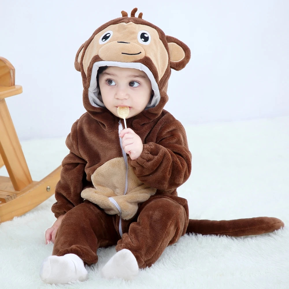 Pyjama pilou pilou Polaire Enfant Hiver – Licorne, Loup, Dino & Animaux, Combinaison Chaude