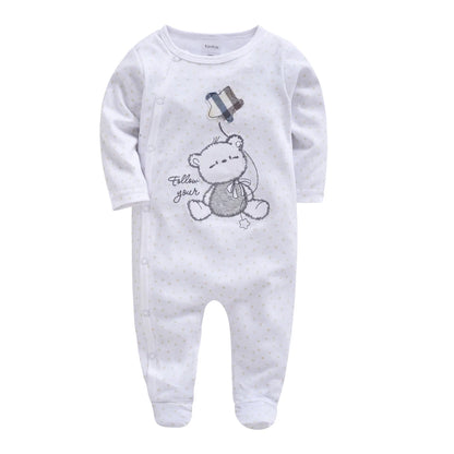 Pyjama Bébé “Rêve de Coton” – Lot de 3 Pyjamas 100% Coton Intelligent