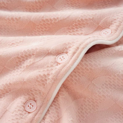 Pyjama “Hiver Essentiel” – Ensemble en Coton Chaud et Respirant