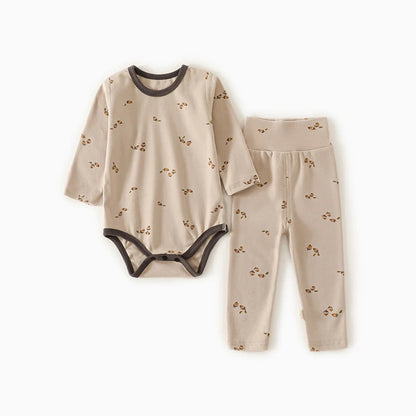 Pyjama Bébé Automne en Coton – Ensemble Manches Longues Respirant