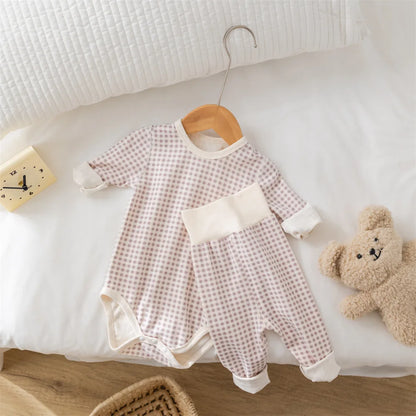Pyjama Bébé en Coton Peigné – Grenouillère Unisexe Automne Hiver 0-24 mois