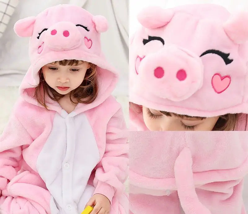 Kigurumi Enfant Hiver – Pilou Pilou Polaire, Licorne, Loup & Animaux