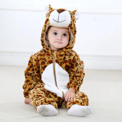 Pyjama pilou pilou Polaire Enfant Hiver – Licorne, Loup, Dino & Animaux, Combinaison Chaude