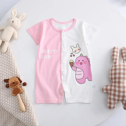 Pyjama Bébé Été “Clé du Ciel” – Barboteuse en Coton Doux 0-18 Mois