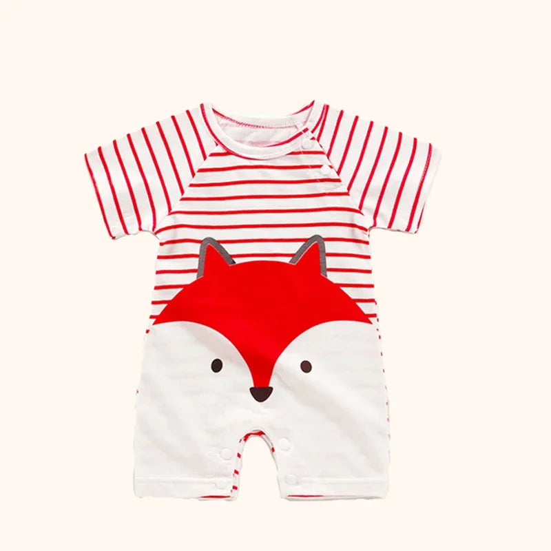Pyjama Bébé Été “Clé du Ciel” – Barboteuse en Coton Doux 0-18 Mois