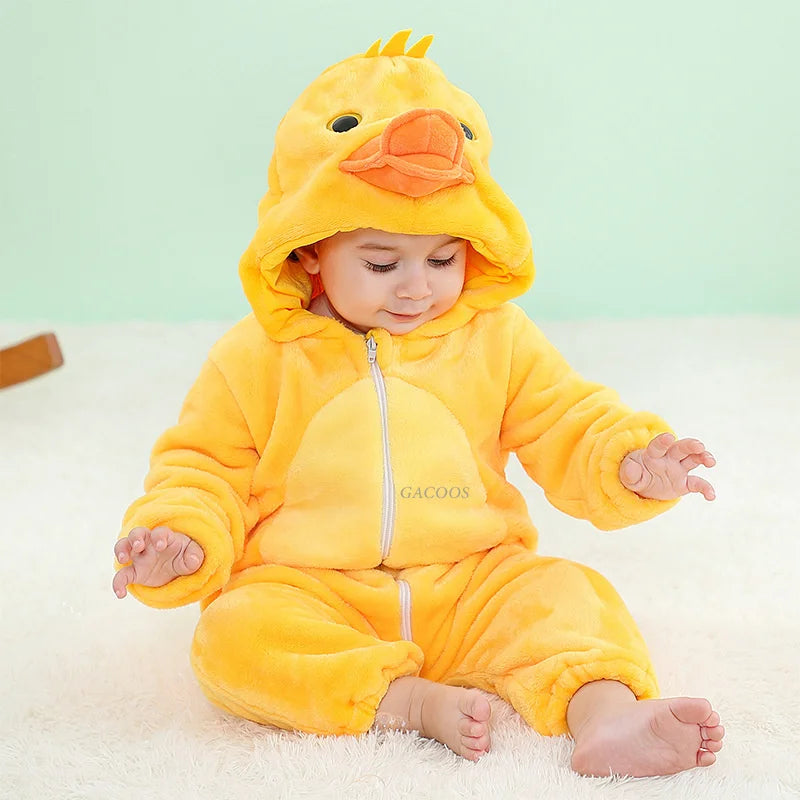 Pyjama pilou pilou Polaire Enfant Hiver – Licorne, Loup, Dino & Animaux, Combinaison Chaude