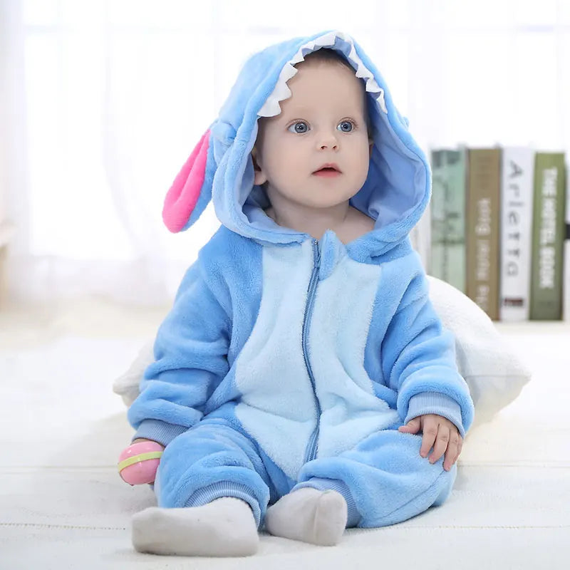 Pyjama pilou pilou Polaire Enfant Hiver – Licorne, Loup, Dino & Animaux, Combinaison Chaude