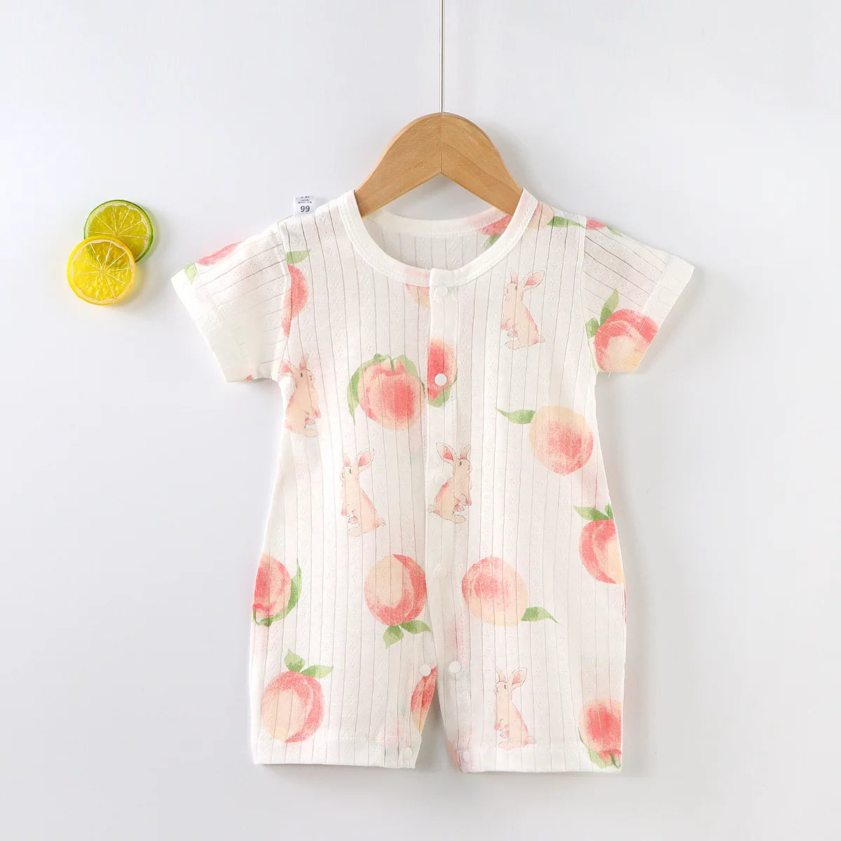 Pyjama Bébé “Brise d’Éveil” – Robe en Coton Été, Légère et Confortable