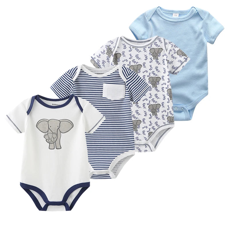Pyjama Bébé “Pack Brisé” – Lot de 3 ou 4 Pyjamas en Coton Doux