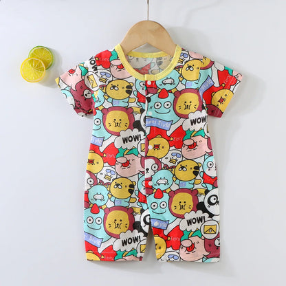 Pyjama Bébé “Brise d’Éveil” – Robe en Coton Été, Légère et Confortable
