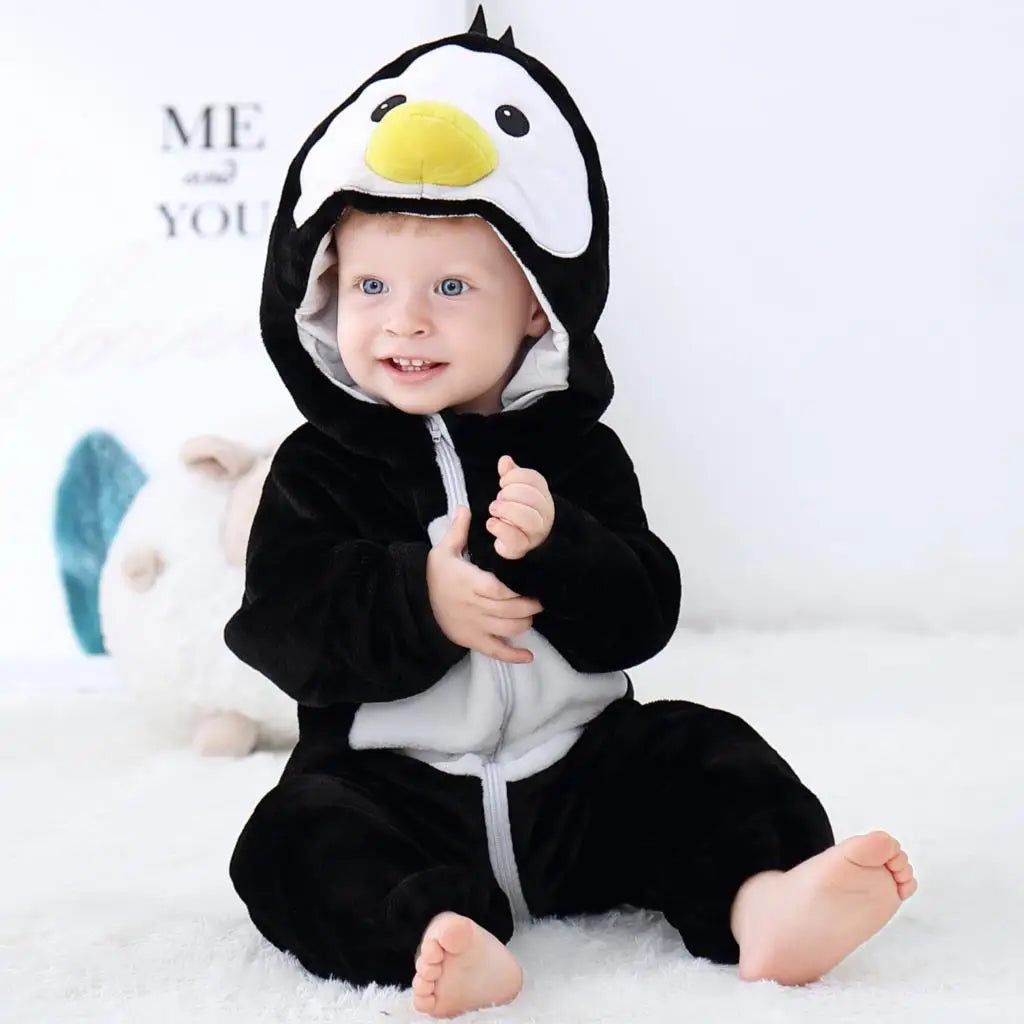 Pyjama pilou pilou Polaire Enfant Hiver – Licorne, Loup, Dino & Animaux, Combinaison Chaude